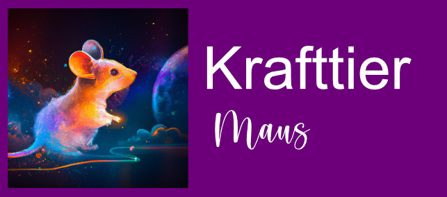 Krafttier Maus Banner