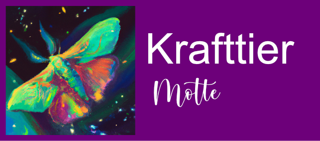 Krafttier Motte Banner