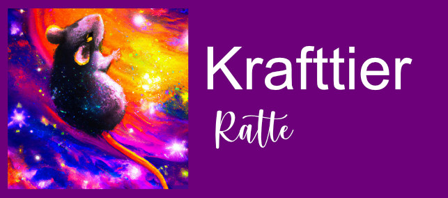 Krafttier Ratte Banner